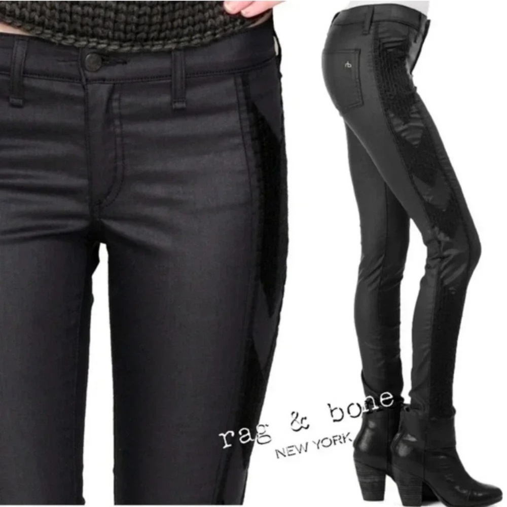 Rag & Bone Black Skinny Jeans